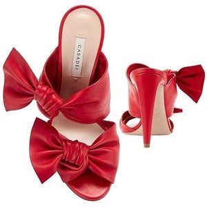$750 Casadei Tango Fiamma Red Sandals Size 38